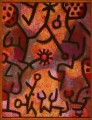 Flora auf Felsen Sun Paul Klee